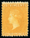 Stamp of St. Vincent St vincent Queen victoria collection