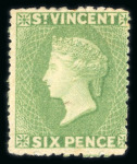 Stamp of St. Vincent St vincent Queen victoria collection
