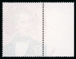 Stamp of Great Britain » Queen Elizabeth II 1973 British Explorers 9p with brown-red (rivers on map) omitted variety, mint n.h.
