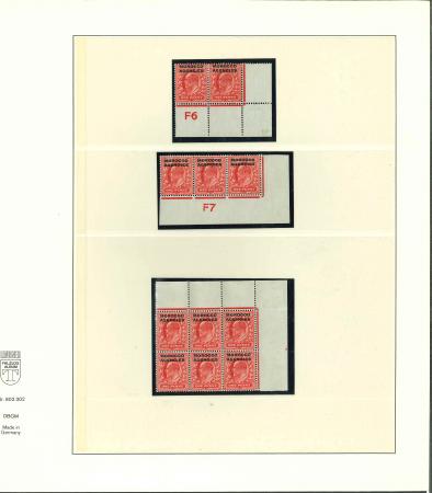Stamp of Morocco Agencies (British Post Offices) » British Currency 1907-49, collection of mint controls of British and French Currency