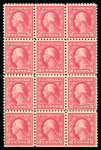 Stamp of United States » 1909-18 issues USA 1917 5c error of cliche within block of 2c