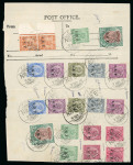 Stamp of India » Indian Expeditionary Forces 1914-21 India I.E.F. 1916 piece used FPO No 55 Iraq