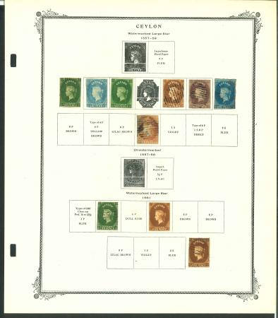 Stamp of Ceylon Ceylon Queen Victoria to 1969 collection