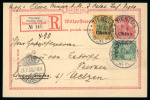 Stamp of China » Foreign Post Offices » German Post Offices German Post Offices China 1902 10pf card registered uprated