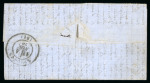 Stamp of France » Ballons Montés 1870, Lettre par Ballon Monté "Le Fulton" à  destination