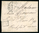 Stamp of France » Ballons Montés 1870, Lettre par Ballon Monté "Le Victor Hugo" à
