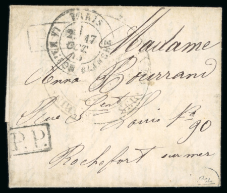 Stamp of France » Ballons Montés 1870, Lettre par Ballon Monté "Le Victor Hugo" à