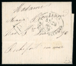 Stamp of France » Ballons Montés 1870, Lettre par Ballon Monté à  destination de Rochefort