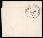 Stamp of France » Ballons Montés 1870, Lettre par Ballon Monté à  destination de Rochefort