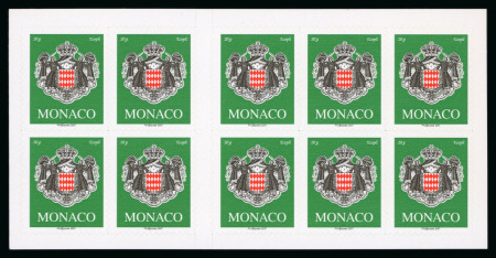 Stamp of Colonies françaises » Monaco 2007, Carnet de 10 timbres TVP vert Y&T n° 2502a avec