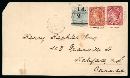 Stamp of Turks and Caicos Islands 1889-1900, collection of QV postal stationery and covers (60+)