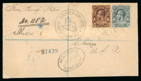 Stamp of Turks and Caicos Islands 1913-36, group of KGV period covers (55)