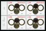 Stamp of Colonies françaises » Monaco CANCEL 2008, Monaco Y&T n°2649a, variété "centre argent omis"