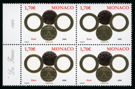 Stamp of Colonies françaises » Monaco CANCEL 2008, Monaco Y&T n°2649a, variété "centre argent omis"