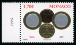 Stamp of Colonies françaises » Monaco CANCEL 2008, Monaco Y&T n°2649a, variété "centre argent omis"