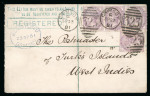 Stamp of Turks and Caicos Islands 1893-1933, Incoming mail, group of 34 covers