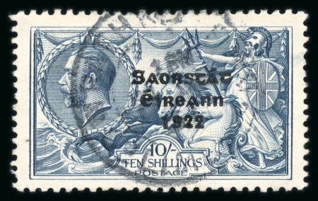Stamp of Ireland » 1935 Re-Engraved Overprints (T75-T77) 2s6d chocolate, 5s rose-red and 10s dull grey-blue,