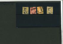 Stamp of Switzerland / Schweiz » Sammlungen Grosse Ziffern, 4 Marken mit dem grossen Ziffernstempel