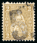 Stamp of Switzerland / Schweiz » Sammlungen Grosse Ziffern, 4 Marken mit dem grossen Ziffernstempel