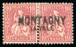 Stamp of Switzerland / Schweiz » Sammlungen Stabstempel aller Art, riesige Ansammlung