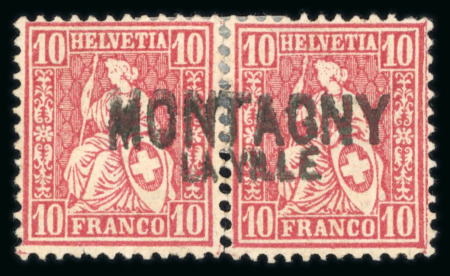 Stamp of Switzerland / Schweiz » Sammlungen Stabstempel aller Art, riesige Ansammlung