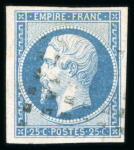 Stamp of France » Collections 1850-1900, ensemble de timbres classiques "bleus" entre