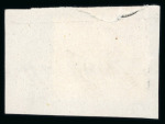 Stamp of Switzerland / Schweiz » Sitzende Helvetia Gezaehnt » Briefmarken 1867-1878 1878, 40 Rp. grau, auf kleinem Briefstück