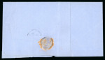 Stamp of Switzerland / Schweiz » Sitzende Helvetia Gezaehnt » Briefmarken 1862 1862, 5 Rp., farbfrisch auf Brief