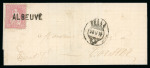 Stamp of Switzerland / Schweiz » Sitzende Helvetia Gezaehnt » Briefmarken 1867-1878 1867, 10 Rp. rot auf Brief