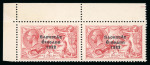Stamp of Ireland » 1922-23 Thom Three-Line Overprints (T47-T61) 5s rose-red, attractive balance study neatly mounted
