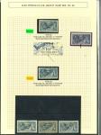 Stamp of Ireland » 1922-23 Thom Three-Line Overprints (T47-T61) 10s dull grey-blue, attractive balance study neatly