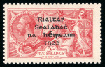 Stamp of Ireland » 1922 (Jul-Nov) Thom Overprints (T25-T41) 5s pale rose-red, mint and used singles, fine and scarce