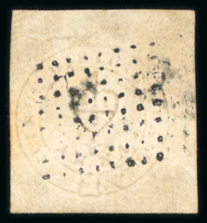 Stamp of India » 1852 Scinde Dawk 1852 Scinde Dawk 1/2a white, good to huge margins, used