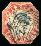 Stamp of India » Used Abroad » Straits Settlements » Penang (147) 1854 4a head die III used in Penang