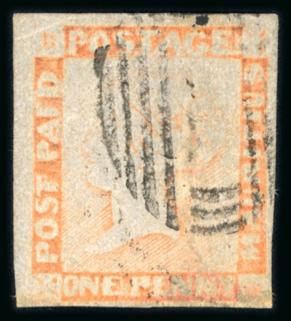 Stamp of Mauritius » 1848-59 Post Paid Issue » Worn Impressions (SG 16-22) Mauritius 1855-58 worn Impression group of three used