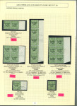 Stamp of Ireland » 1922-23 Thom Three-Line Overprints (T47-T61) 1/2d green, 1d scarlet, 1 1/2d red brown, attractive balance study neatly mounted and knowledgeably written up on forty-album pages, showing a fine array of mint and used, with both singles, pairs, strips and blocks of f