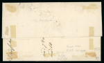 Stamp of Haiti » Pre-Stamp Haiti 1845 Gonaives Negative Seal Local entire