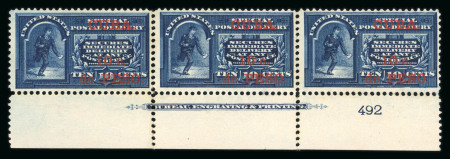 Stamp of Cuba » US Administration Cuba USA 1899 Special Delivery 10c on 10c corrected missing period mint