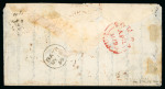 Stamp of India » 1854 Lithographs 1859 (Apr) envelope from Seerpore to England with 1854 4a, fourth printing