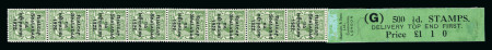 Stamp of Ireland » 1922 (Jun) Harrison Coils Overprints  (T20-T24) 1/2d green to 2d orange, die II, complete set of all five values, attractive balance study neatly mounted and knowledgeably written up on 28 album pages