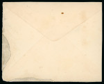 Stamp of Cuba » US Administration Cuba 1899 10c de Peso on 10c variety CUBA at base on envelope front