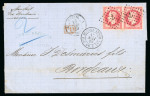 Stamp of France » Lettres Classiques Collections 1866-1869, ensemble de 2 lettres de la même archive