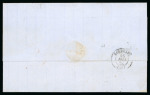Stamp of France » Lettres Classiques Collections 1863-1866, archive DESMARIES et Fils, ensemble de 5
