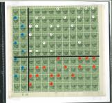 Stamp of Ireland » 1922-35 Overprint Collections The Michael Priestly award-winning exhibition collection is neatly mounted and knowledgeably written up on over 180 album pages. This study focuses on Priestly's research of the low-value overprints, particularly on the