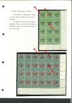 Stamp of Ireland » 1922-35 Overprint Collections The Michael Priestly award-winning exhibition collection is neatly mounted and knowledgeably written up on over 180 album pages. This study focuses on Priestly's research of the low-value overprints, particularly on the