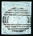 Stamp of Mauritius » 1859 Lapirot Issue » Worn Impressions (SG 39) Mauritius 1856-58 Latest Impression 2d used x 2