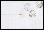 Stamp of France » Lettres Classiques Collections 1862-1876, archive DESMARIES et Fils, ensemble de 75