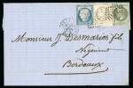 Stamp of France » Lettres Classiques Collections 1871, 3 lettres avec affranchissements de septembre