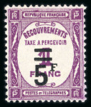 Stamp of France » Timbres-Taxe 1908-1931, lot de timbres-taxe constitué de onze bonnes