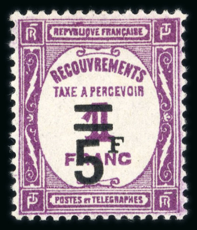 Stamp of France » Timbres-Taxe 1908-1931, lot de timbres-taxe constitué de onze bonnes